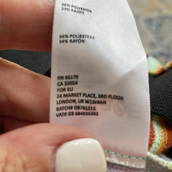 Urban Outfitters Silent + Noise Striped Knit Pants Women’s Size M Cropped Retro - Picture 11 of 12